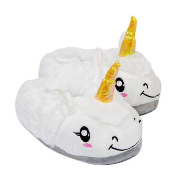 Unicorn Plush Slippers